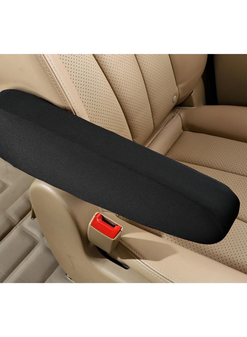 YelaJoy 4 Pcs Car Front Seat Armrest Covers, Cloth Fabric Armrest Protectors, Direct Replacement Center Console Lid Armrest Cover Skin, Universal Accessories for Car, SUV, Truck and Van - Image 5